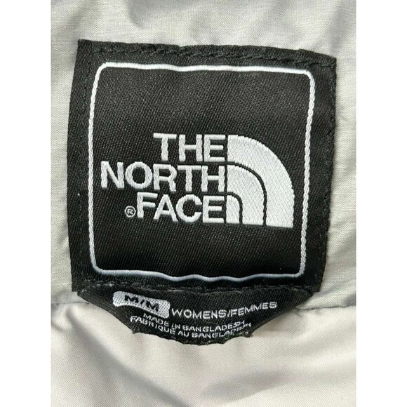 The North Face Nuptse Women's M Gray 700 Fill Goose Down Full Zip Puffer Vest - Picture 8 of 16